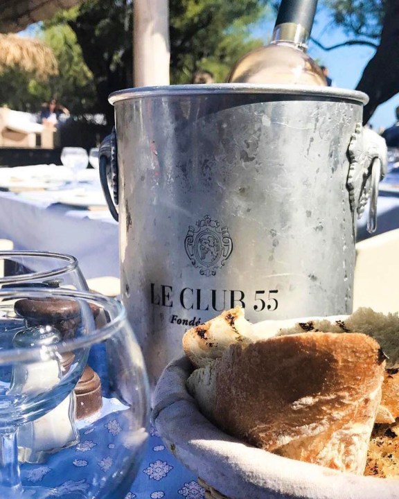 Cold Rosé at Le Club 55, Pampelonne Beach, St Tropez, French Riviera