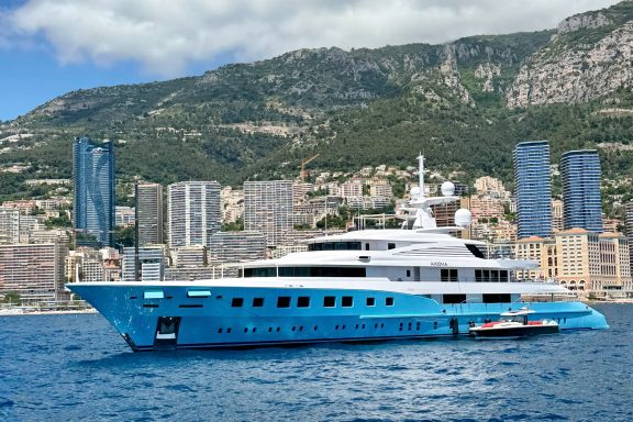 Superyacht AXIOMA anchored in Monaco