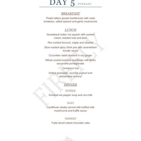 Food onboard Firefly # 5