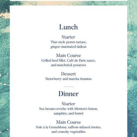 Food onboard Kokonut’s Wally # 4