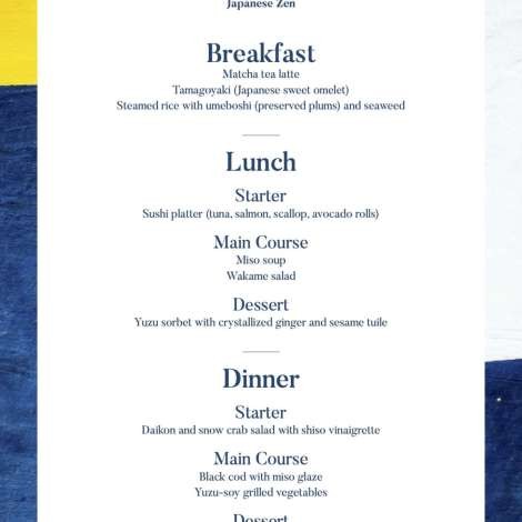 Food onboard New Star # 6